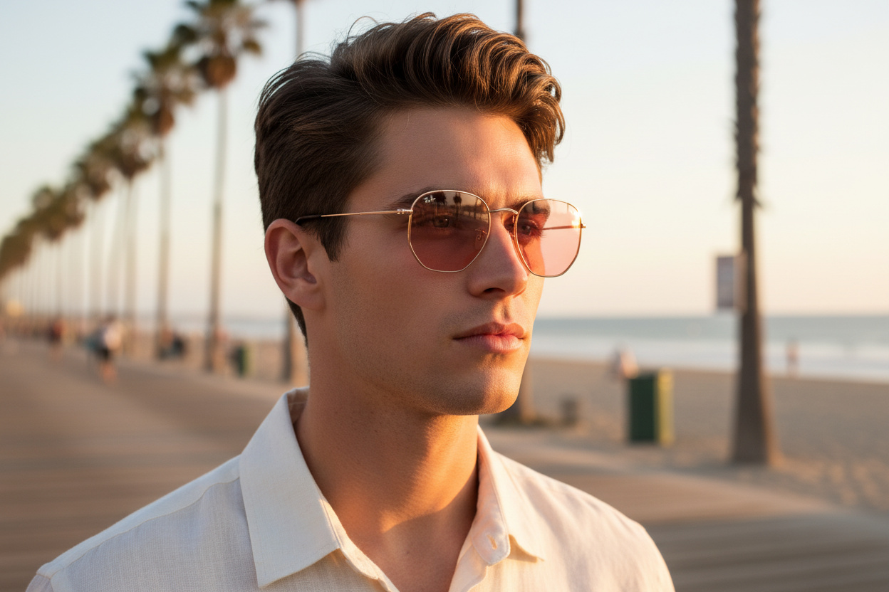 Vista frontale Ray-Ban HEXAGONAL (RB3548N - 91310X)