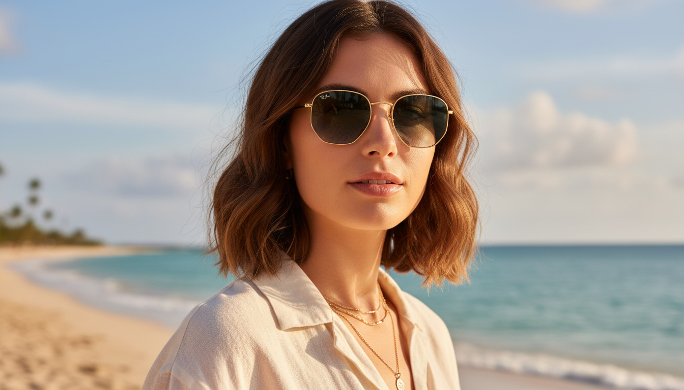 Vista frontale Ray-Ban HEXAGONAL (RB3548N - 91233M)