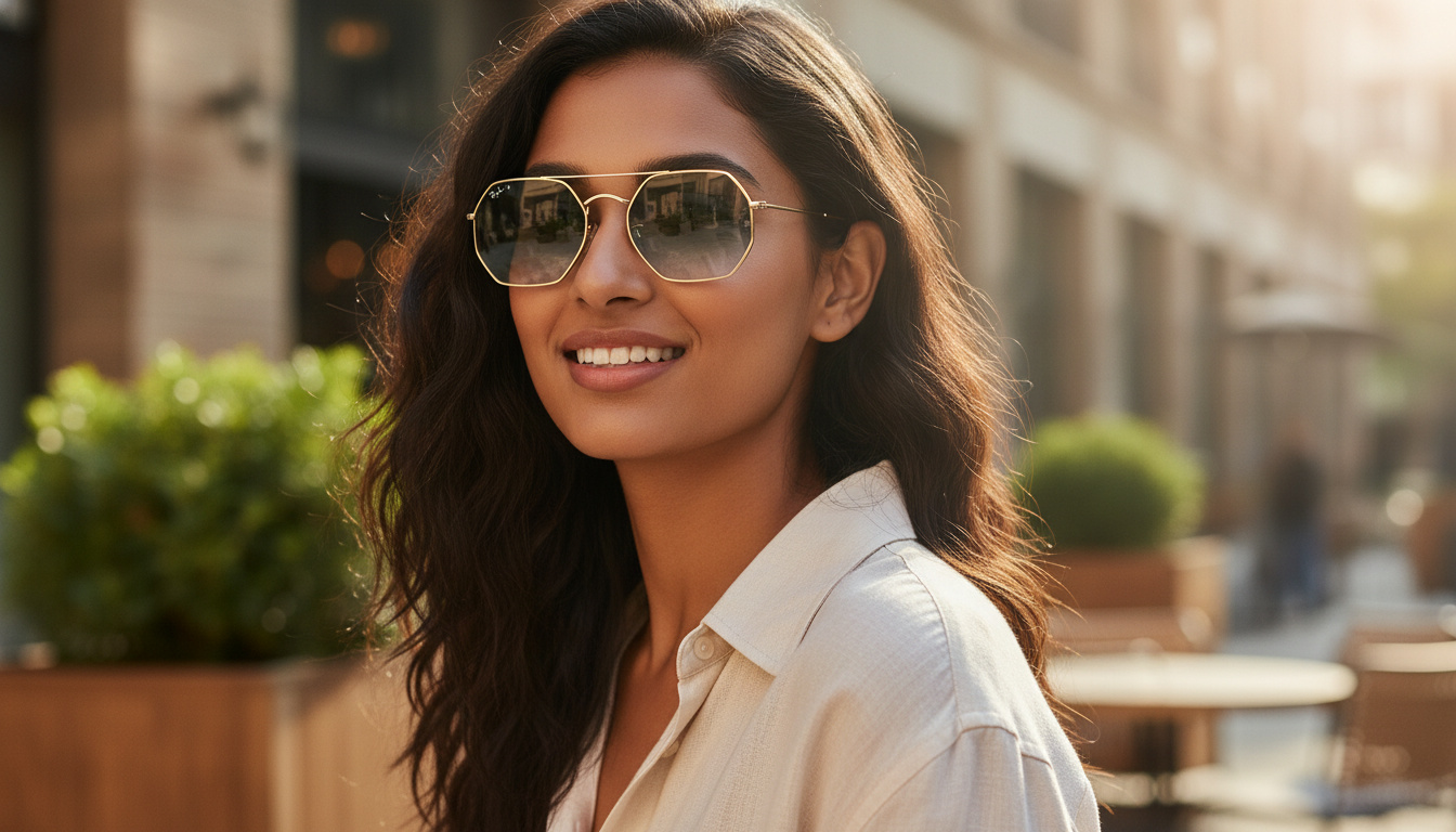 Vista frontale Ray-Ban OCTAGONAL (RB3556N - 91233M)