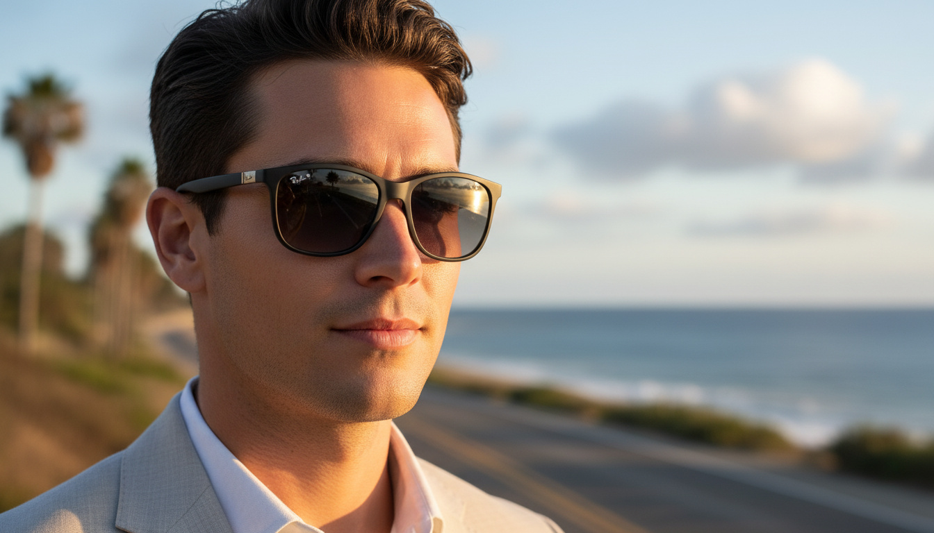 Vista frontale Ray-Ban CHROMANCE (RB4330CH - 60175J)