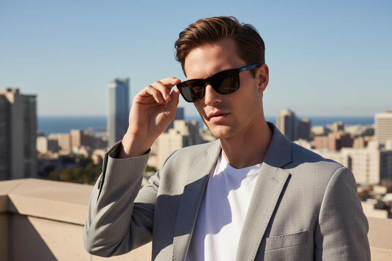 Vista frontale Saint Laurent SL 318 (001)