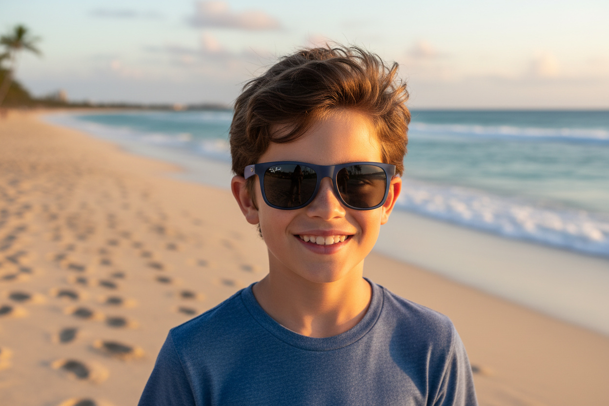 Vista frontale Ray-Ban Kids JUNIOR JUSTIN (RJ9069S - 706080)