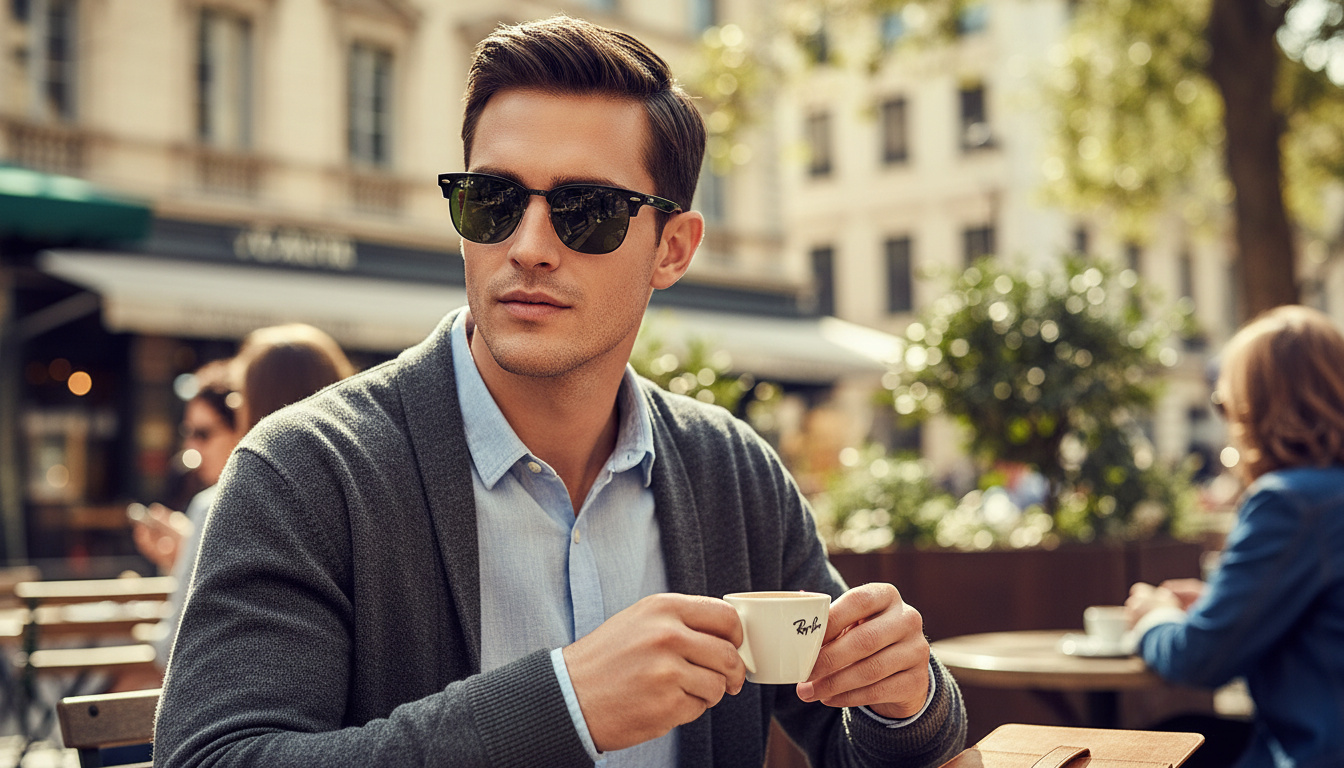 Vista frontale Ray-Ban CLUBMASTER METAL (RB3716 - 186/58)