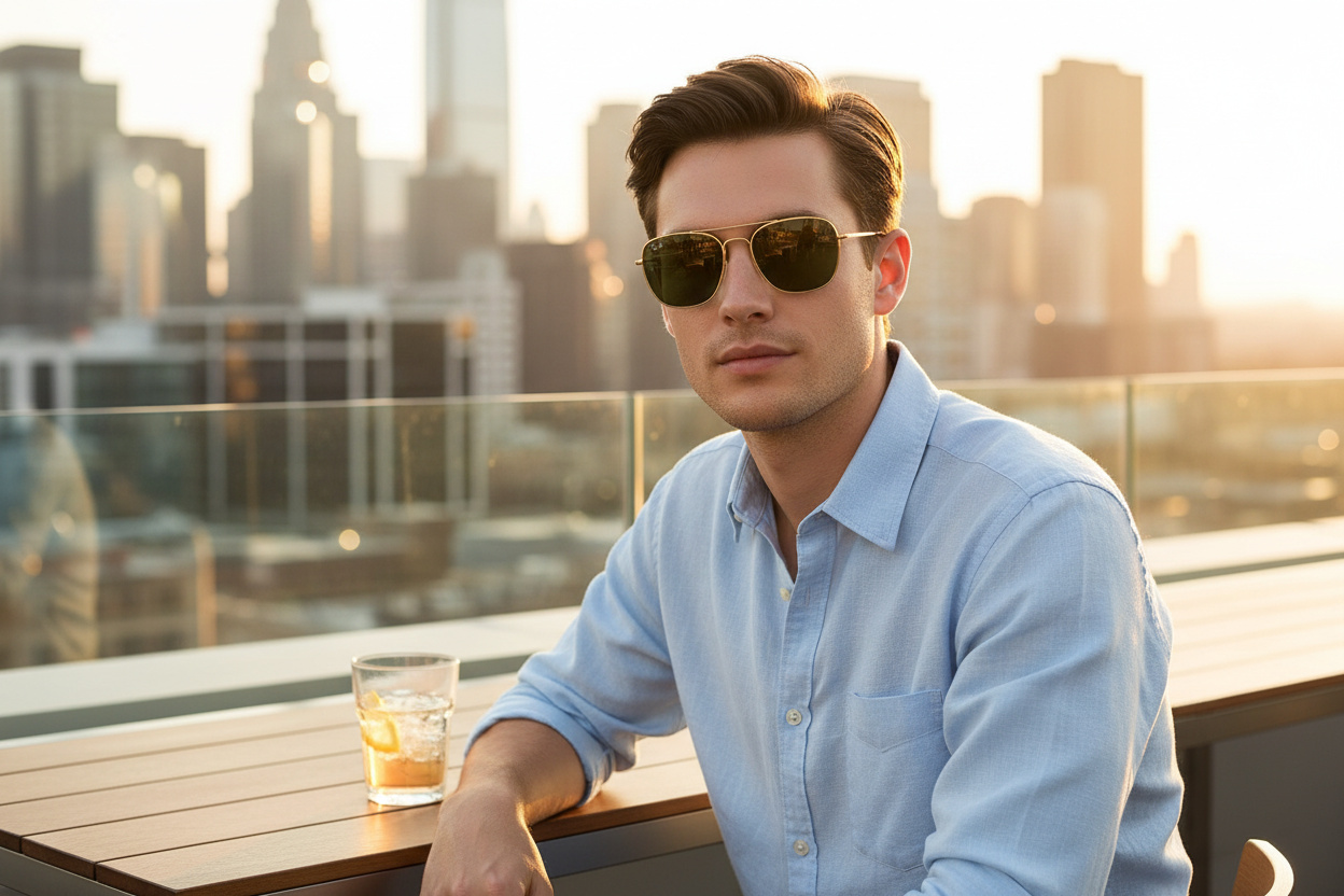 Vista frontale Ray-Ban FRANK (RB3857 - 919631)