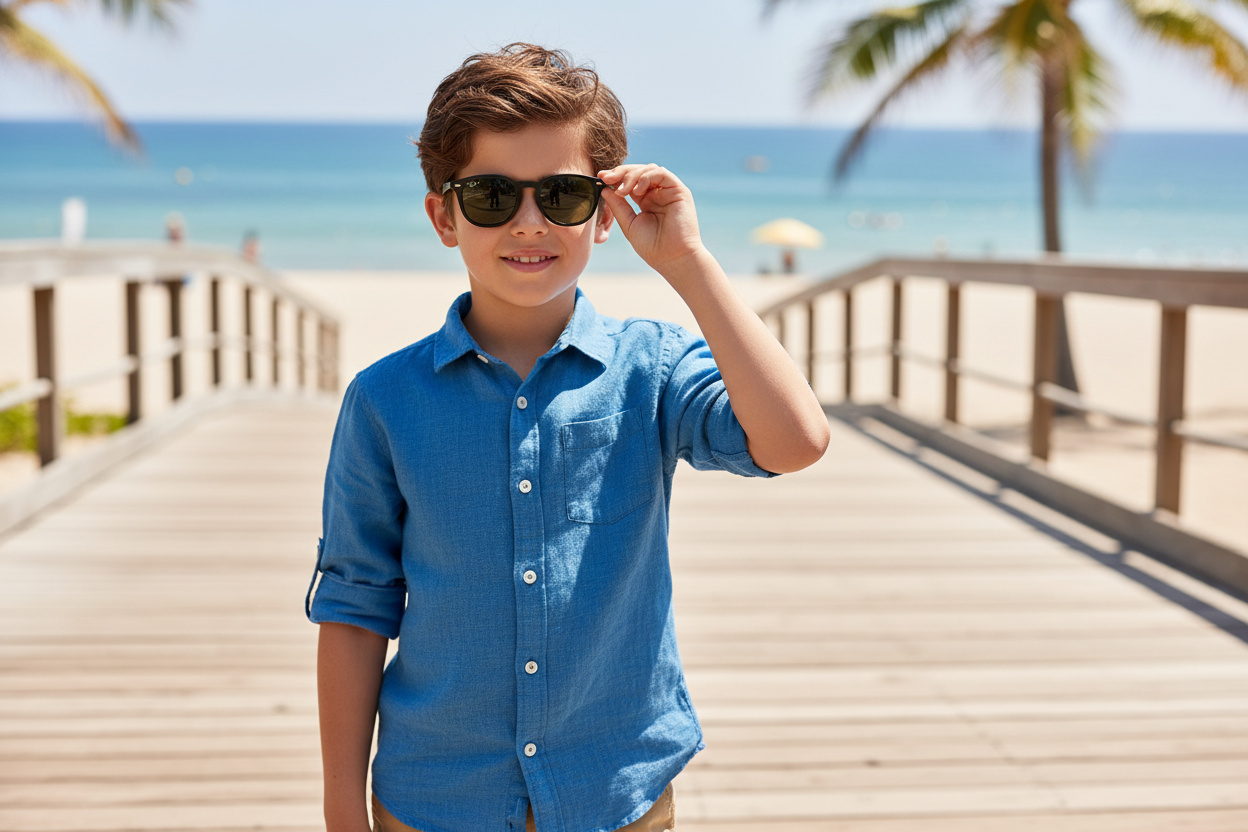 Vista frontale Ray-Ban Kids RJ9070S (100/71)