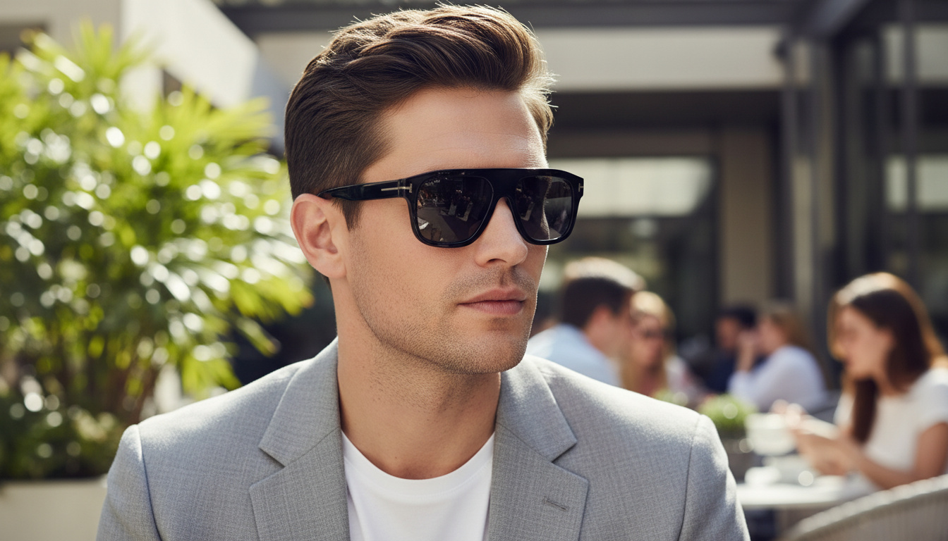 Vista frontale Tom Ford THOR (FT0777-N - 01A)
