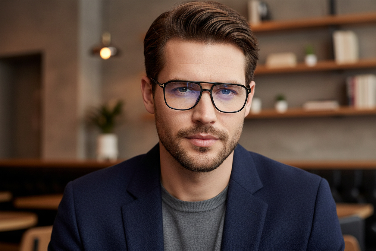 Vista frontale Tom Ford FT5665-B (001)