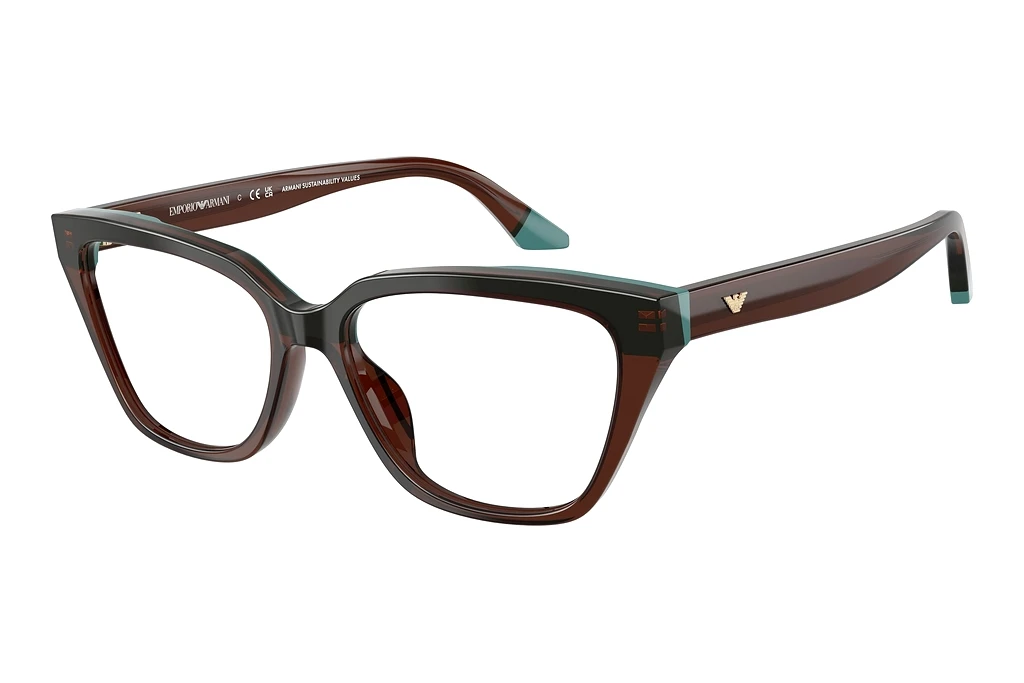 Emporio Armani   EA3270U 6318 Transparent Brown/Teal