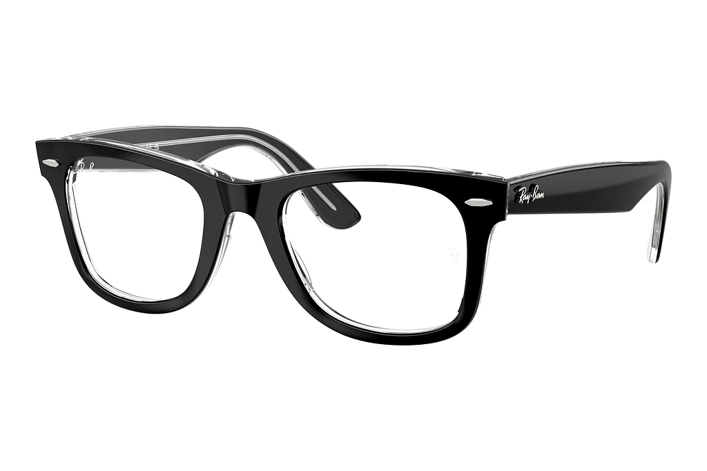 Ray-Ban   RX4340V 2034 Black On Transparent