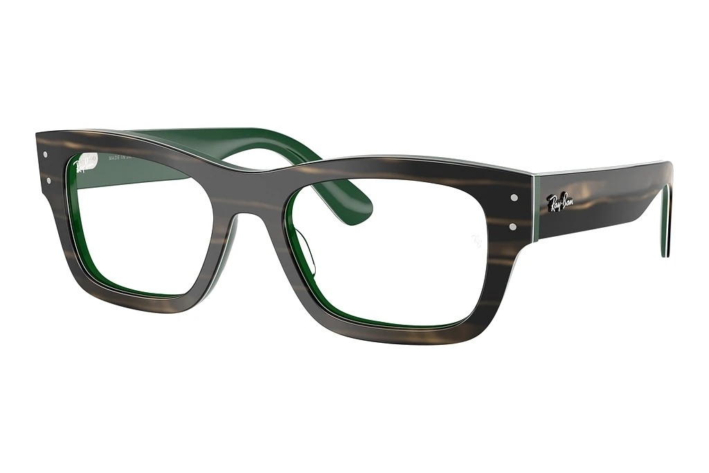 Ray-Ban   RX7683V 8392 Striped Green On Green