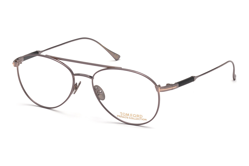 Tom Ford   FT5716-P 012 Glänzend Satiniert Dunkel Ruthenium