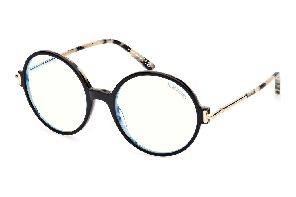 Tom Ford   FT5914-B 005 Schwarz/Einfarbig