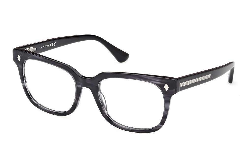 Web Eyewear   WE5397 020 Grau/Gestreift