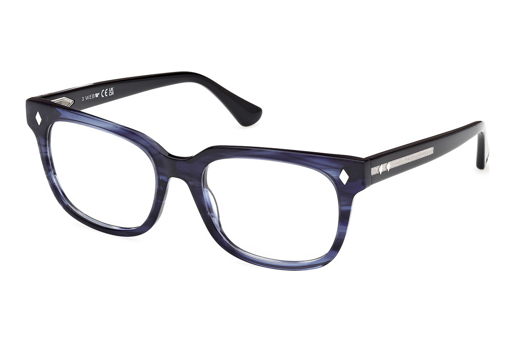 Web Eyewear   WE5397 092 Blau/Gestreift