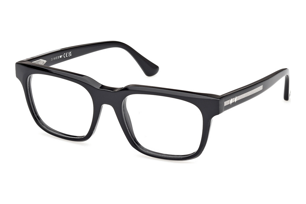 Web Eyewear   WE5412 001 Glänzend Schwarz