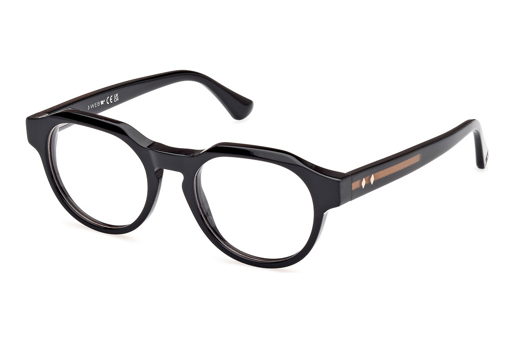 Web Eyewear   WE5421 001 Schwarz/Kristall