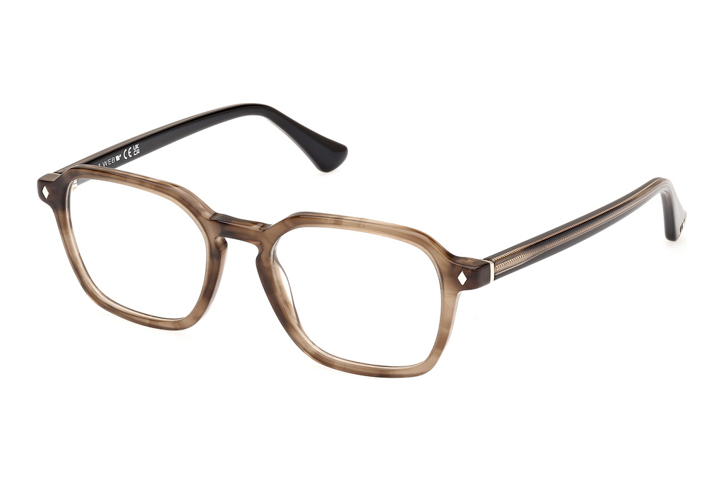 Web Eyewear   WE5428 051 Hellbraun/Gestreift