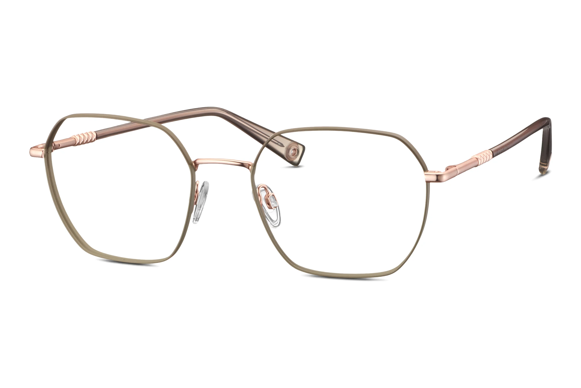 Brendel   BL 902470 64 taupe-oliv / ros gold semi matt