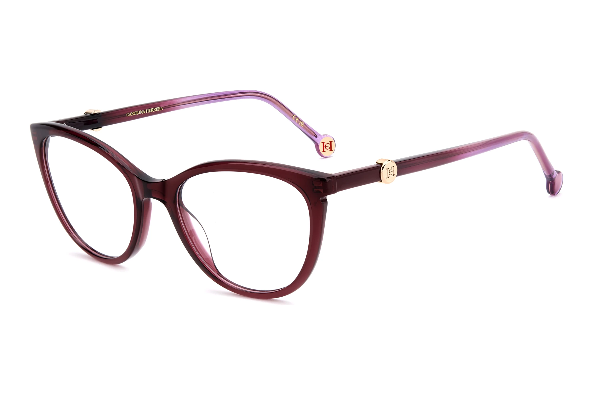 Carolina Herrera   HER 0437 LHF BURGUNDY