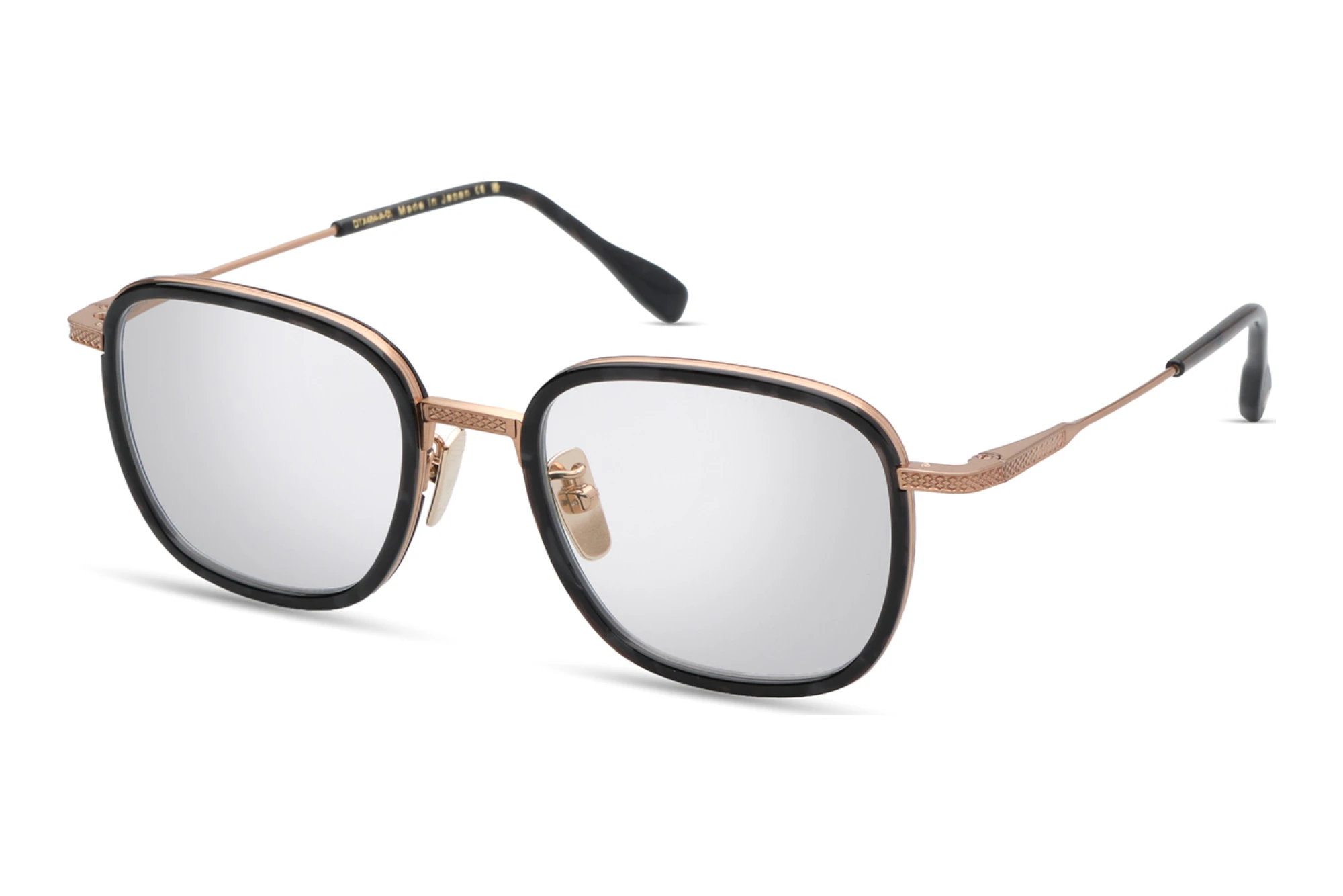 DITA   DTX-454 01A BLACK OBSIDIAN - BRUSHED ROSE GOLD