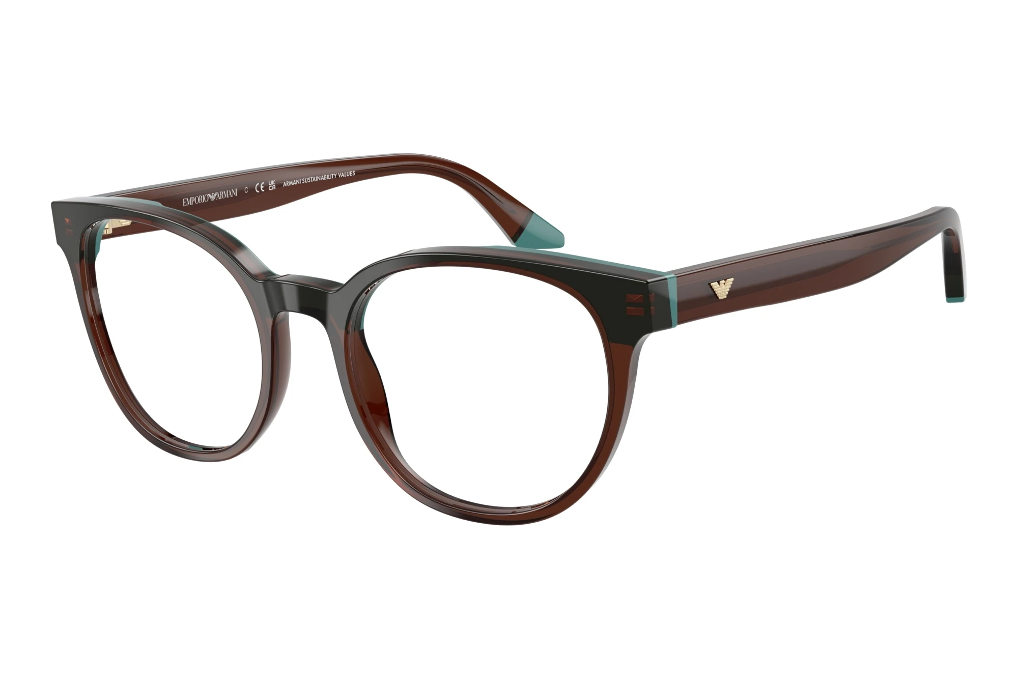 Emporio Armani   EA3274 6318 Transparent Brown/Teal