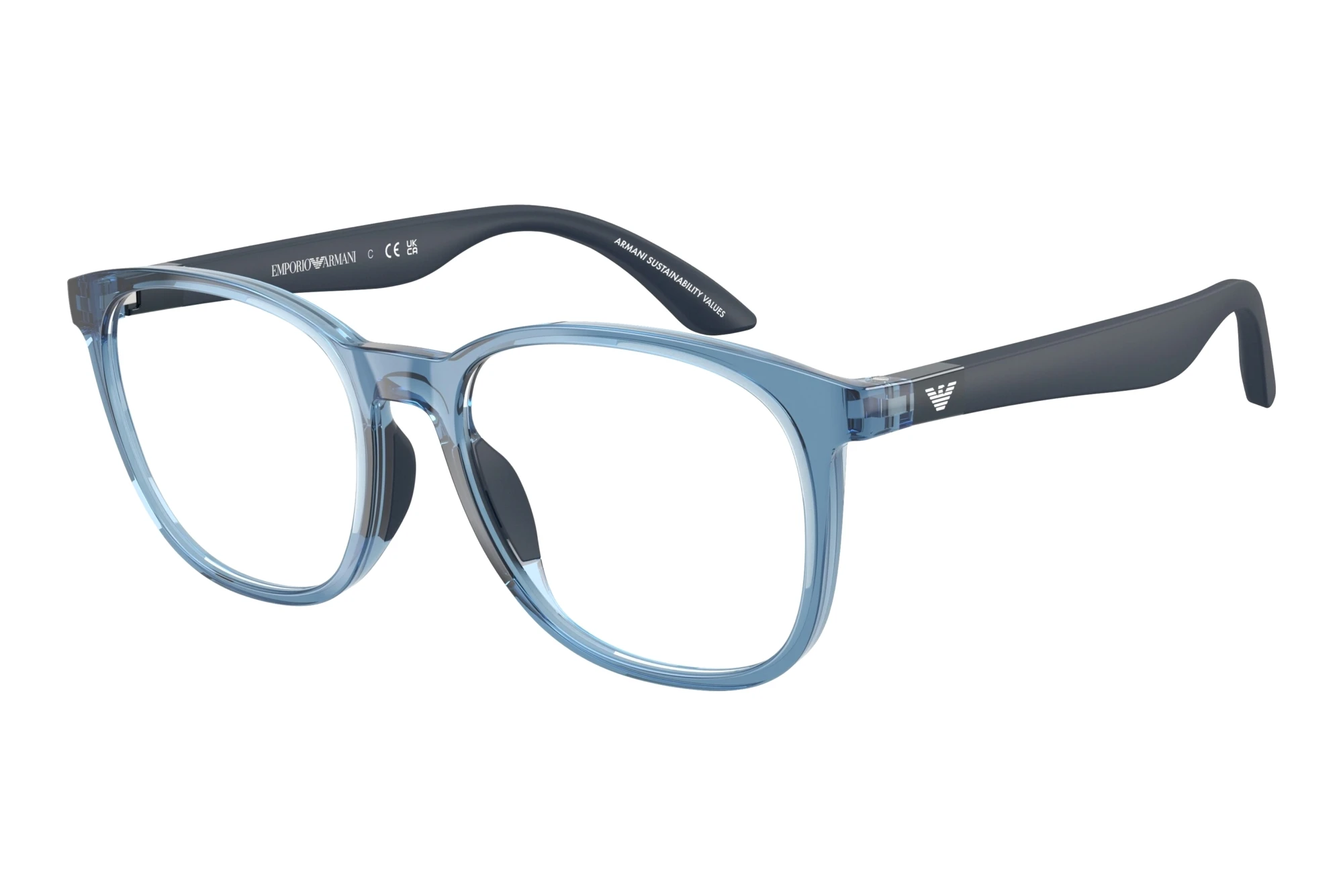 Emporio Armani   EK3004 6210 Shiny Transparent Blue