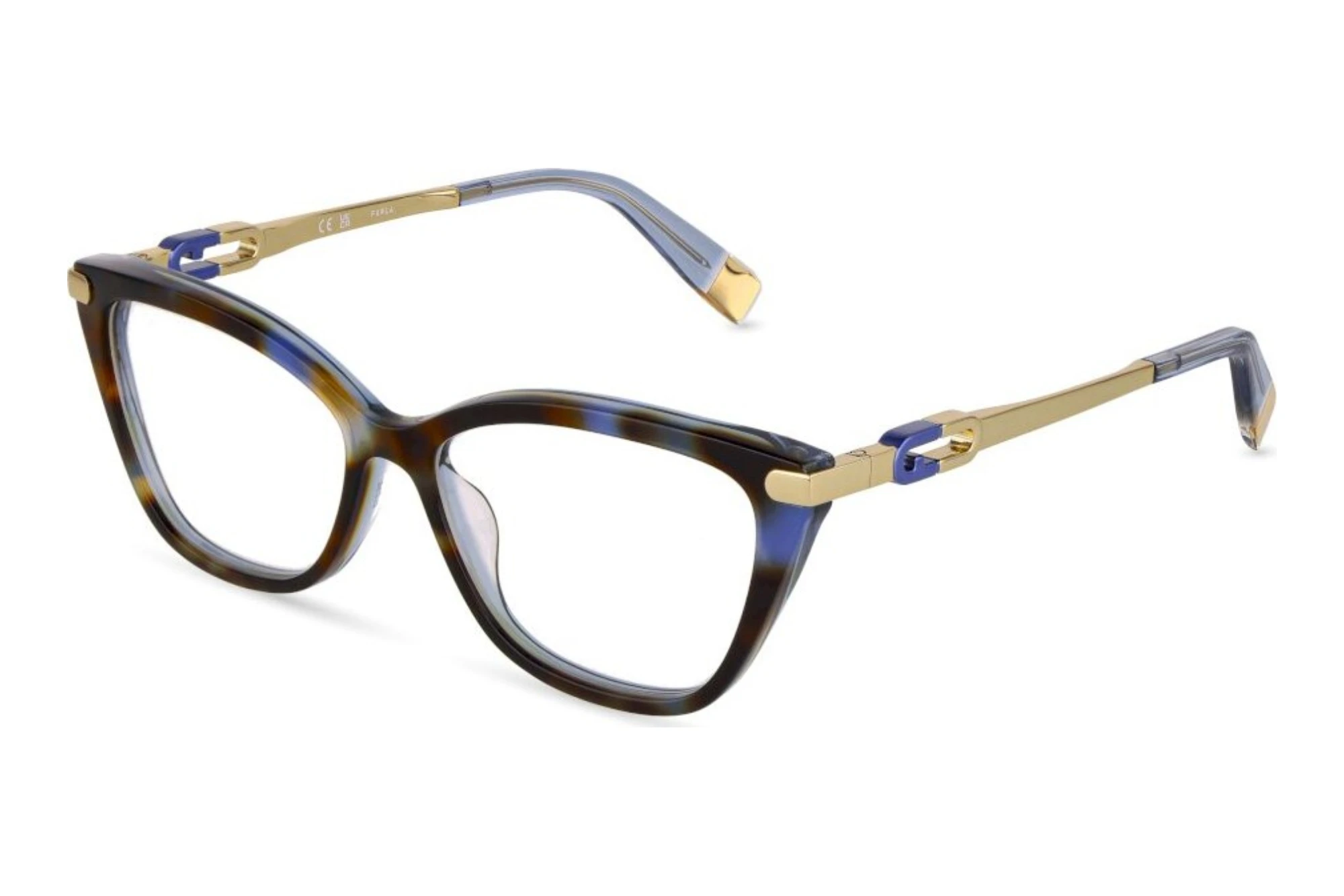 Furla   VFUB03 0800 BLUE HAVANA+TRANSP.BLUE