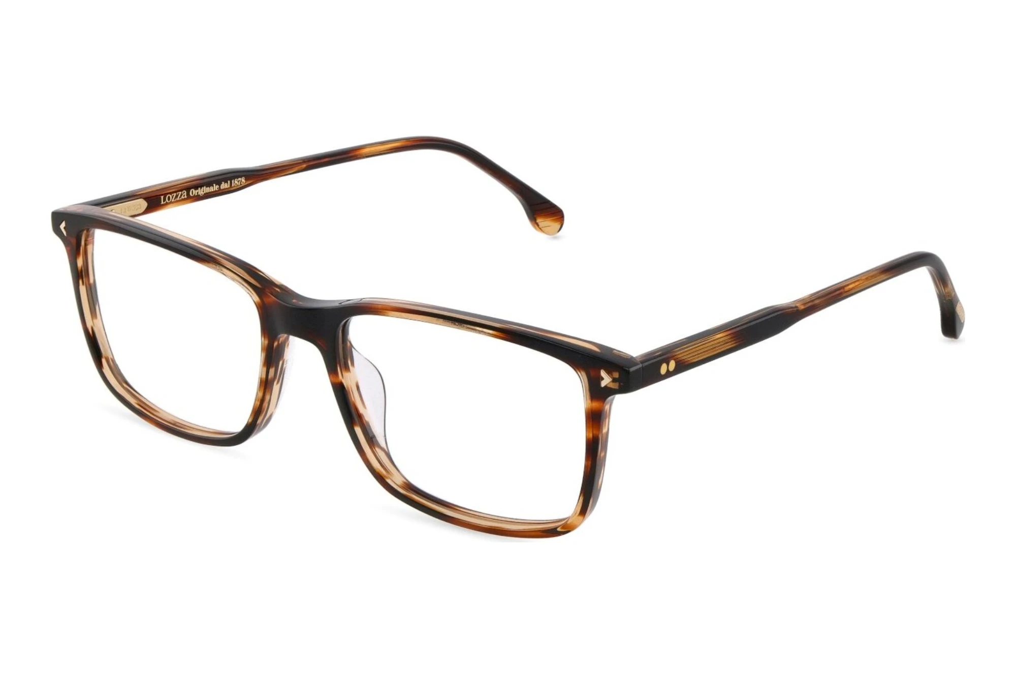 Lozza   VL4435 09RS SHINY STRIPED HAVANA