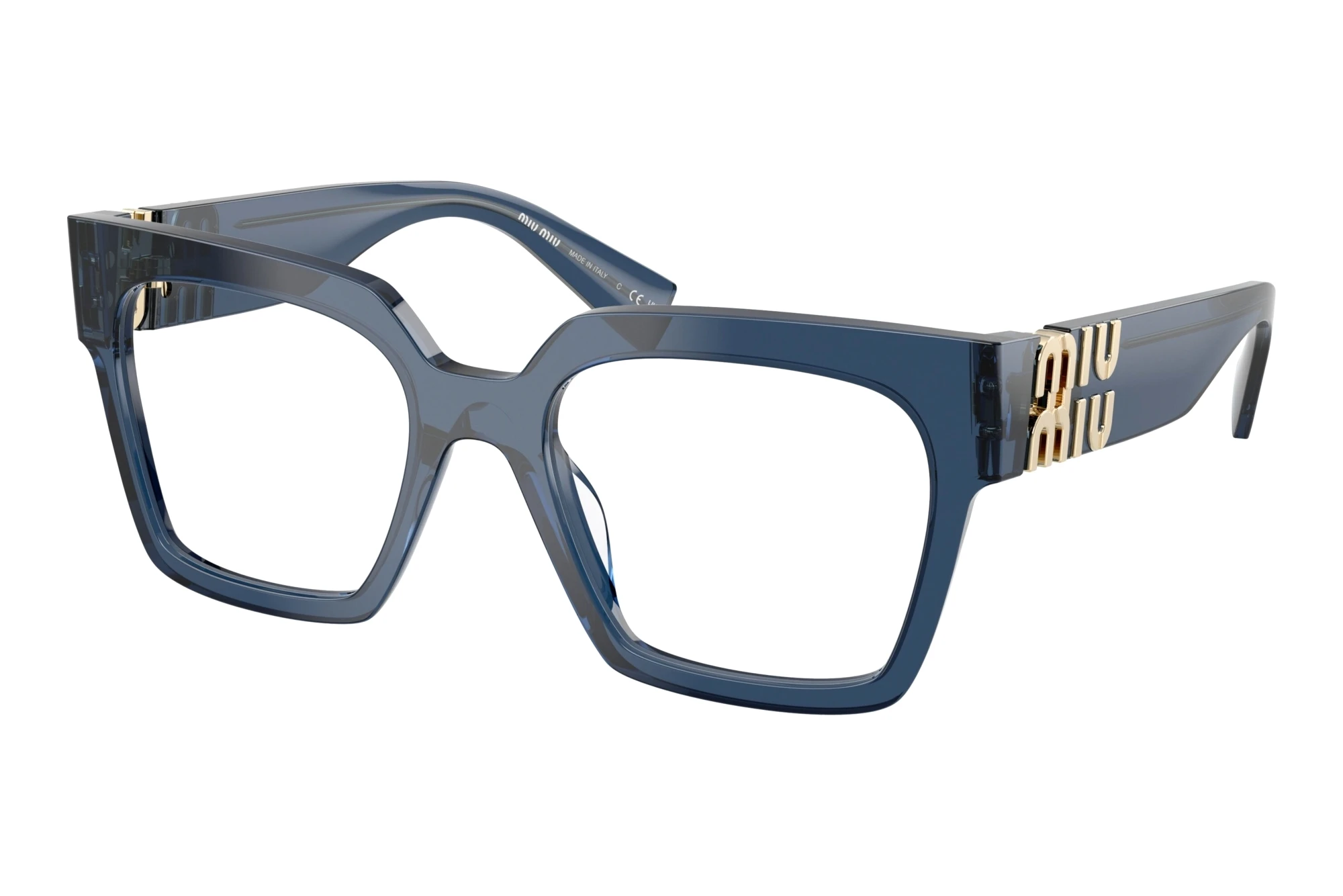 Miu Miu   MU 04UV 08Q1O1 Blue Transparent
