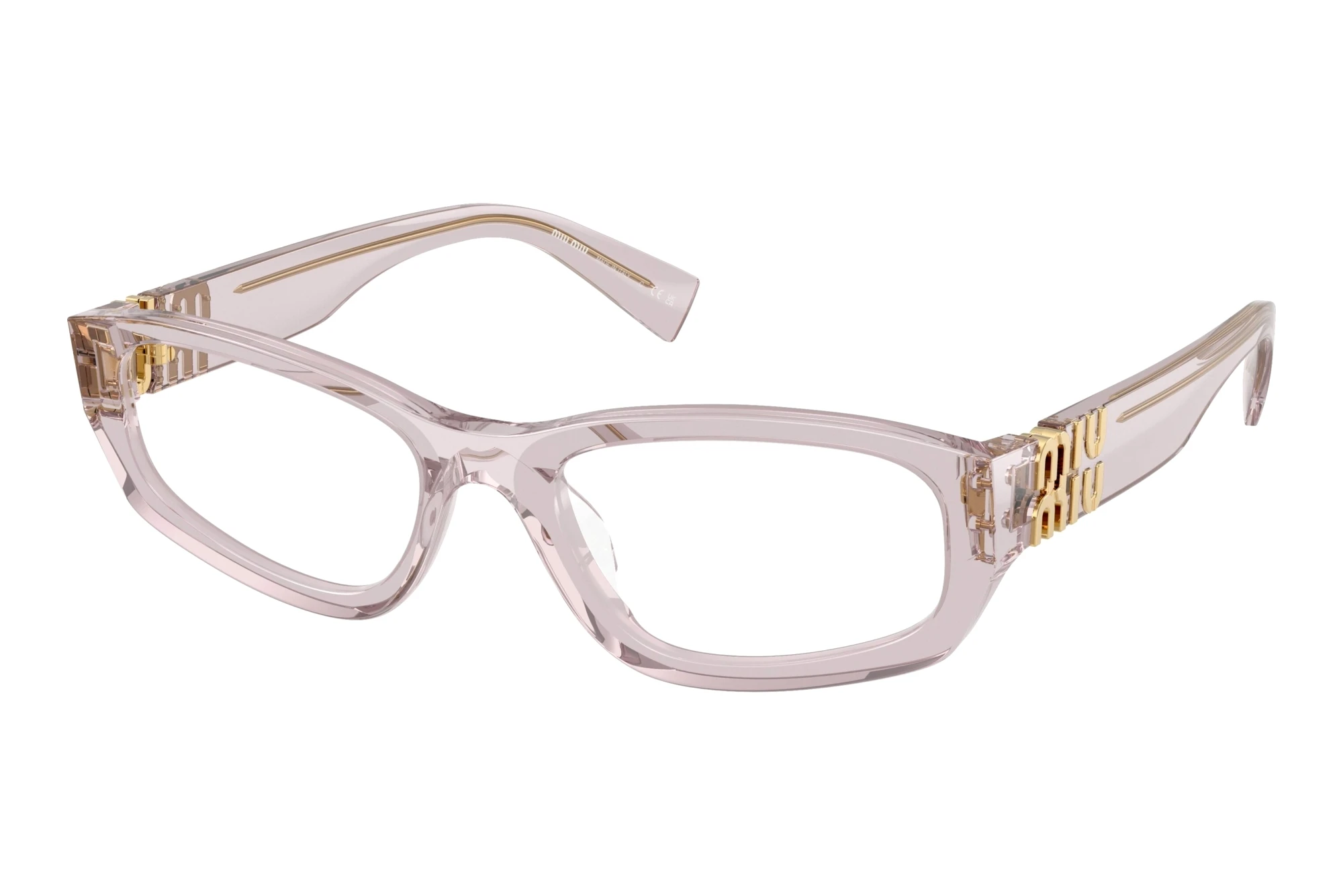 Miu Miu   MU 04YV 12W1O1 Mauve Transparent