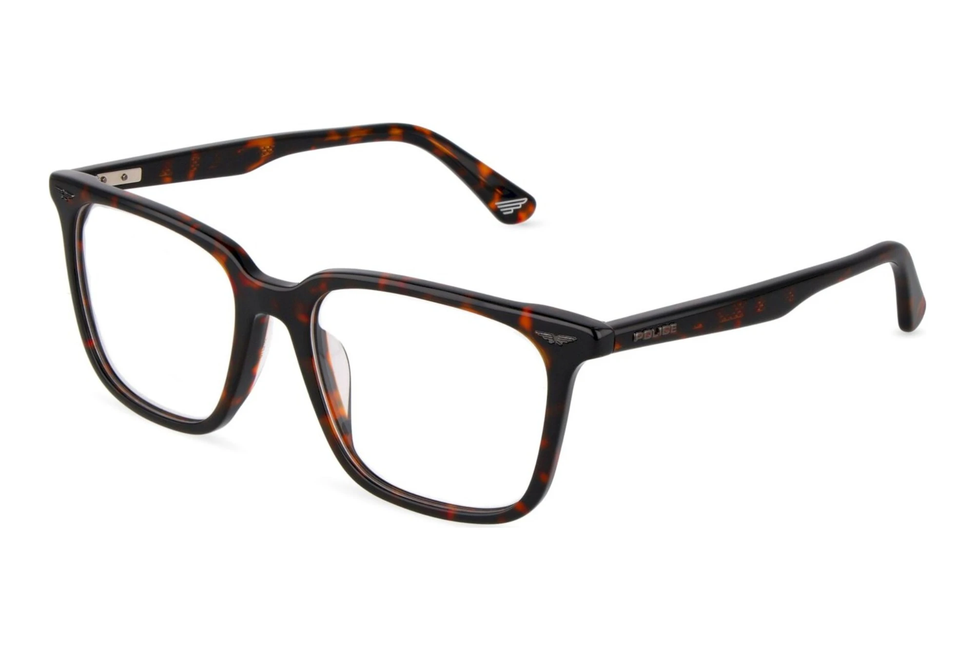 Police   VPLU60 0U30 SHINY DARK HAVANA