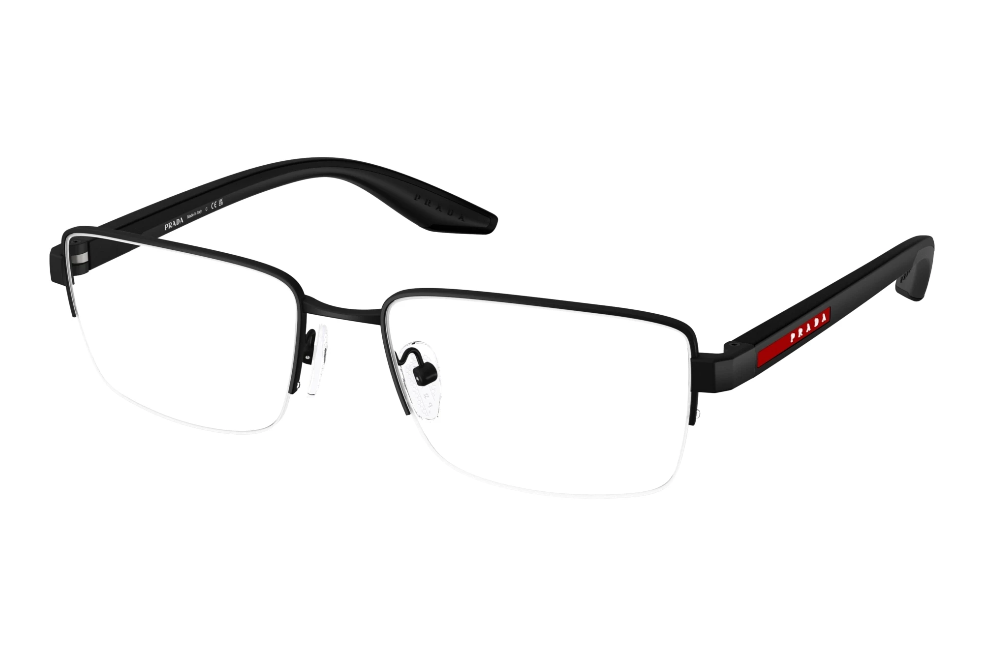 Prada Linea Rossa   PS 51SV DG01O1 Rubbered Black