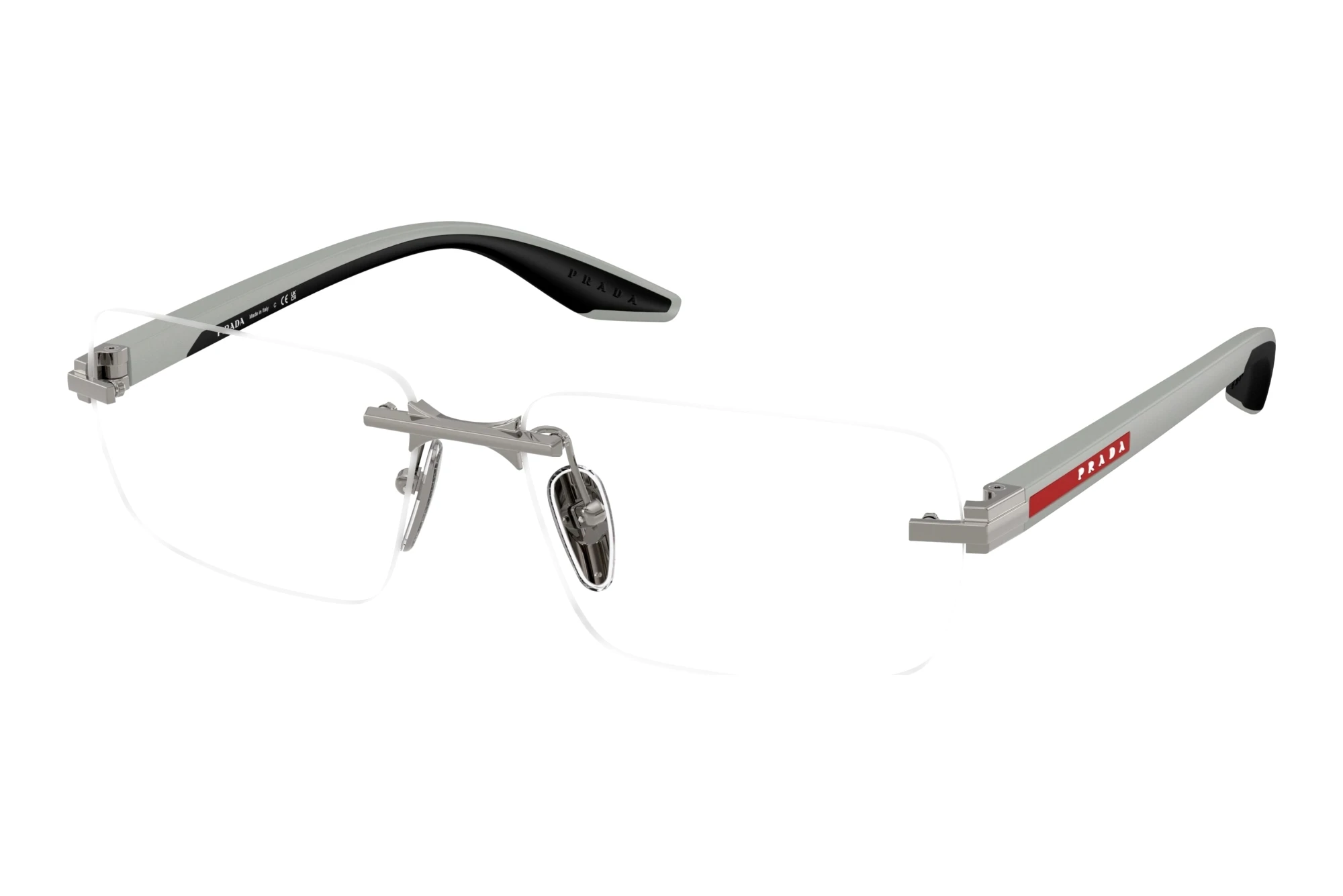 Prada Linea Rossa   PS 58TV 5AV1O1 Gunmetal