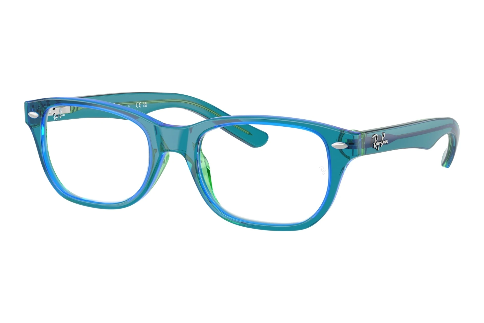 Ray-Ban Kids   RY1555 3996 Transparent Blue & Green