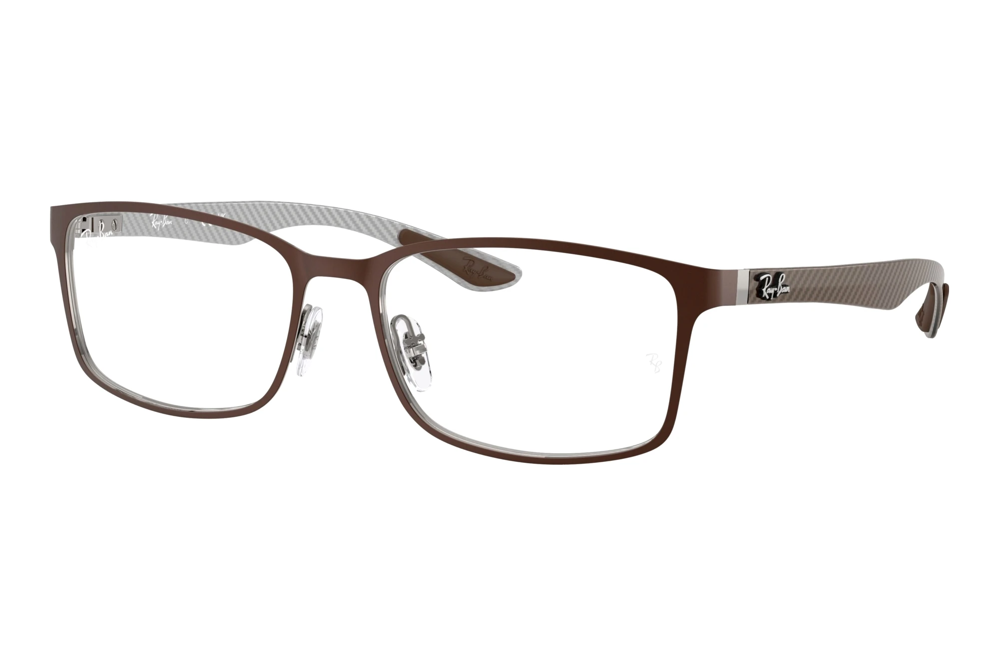 Ray-Ban   RX8424 3227 Matte Brown & Gunmetal