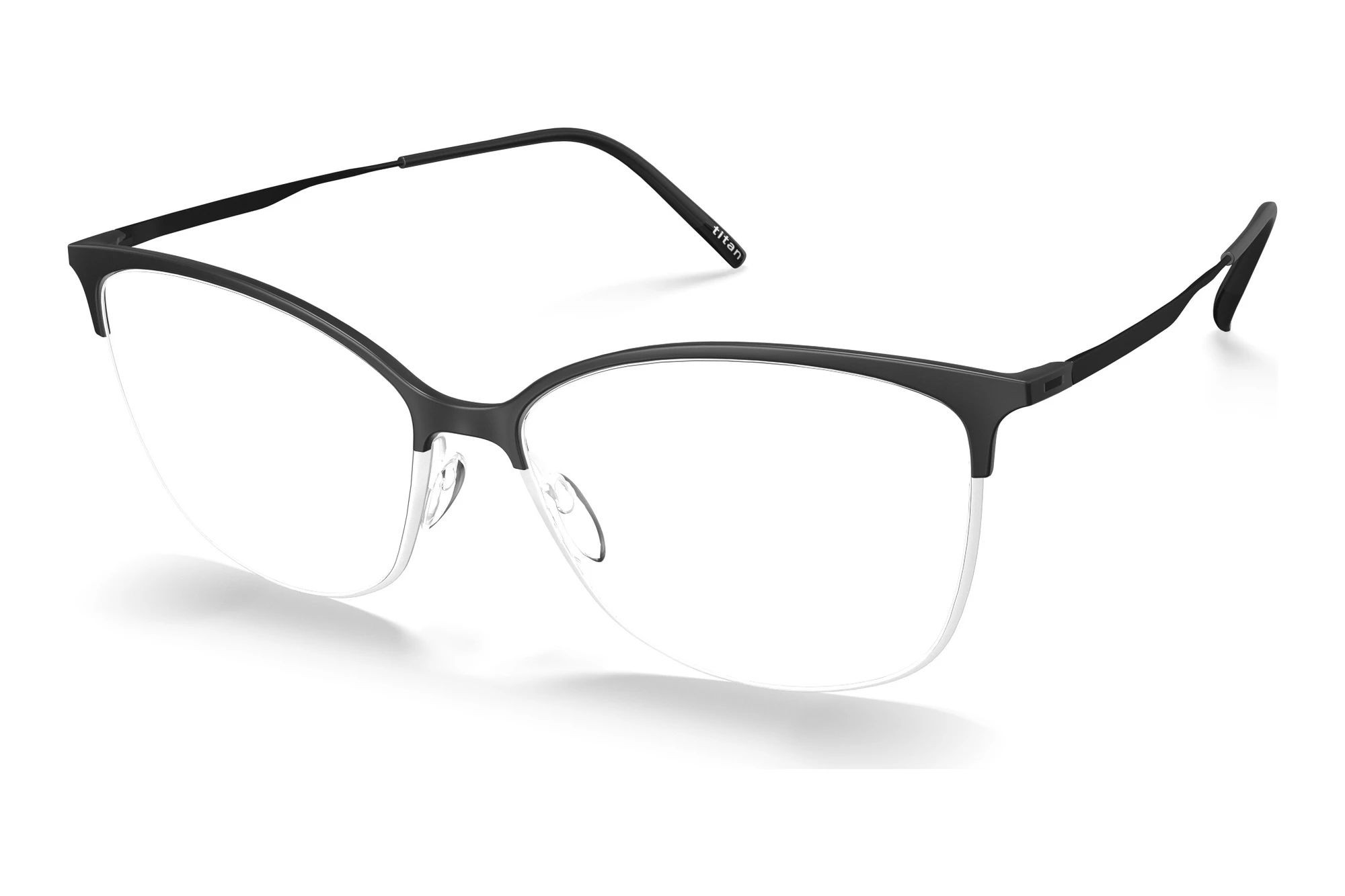 Silhouette   1608 9140 Black / Crystal