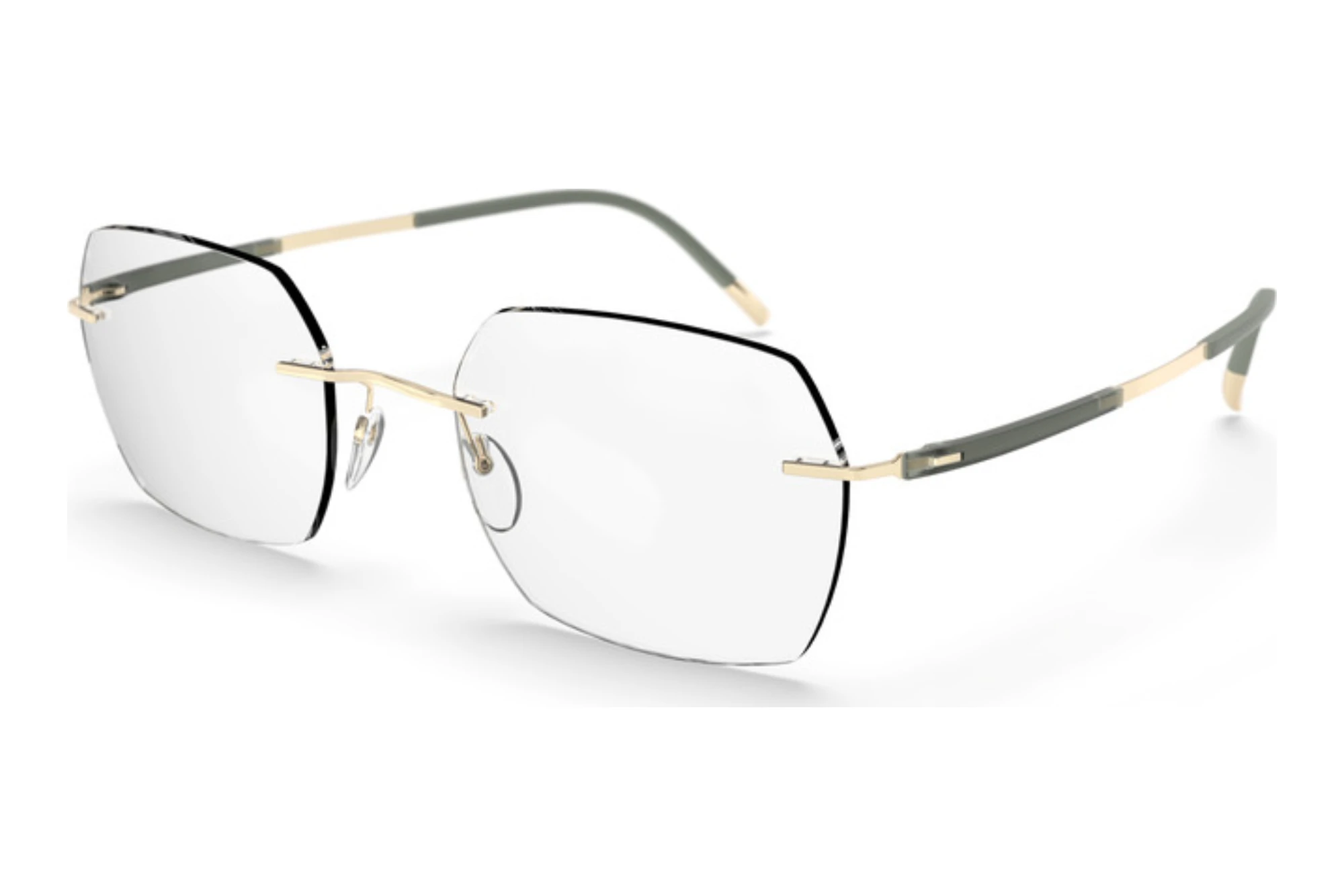 Silhouette   5540-HB 7531 Gold / Olive Green