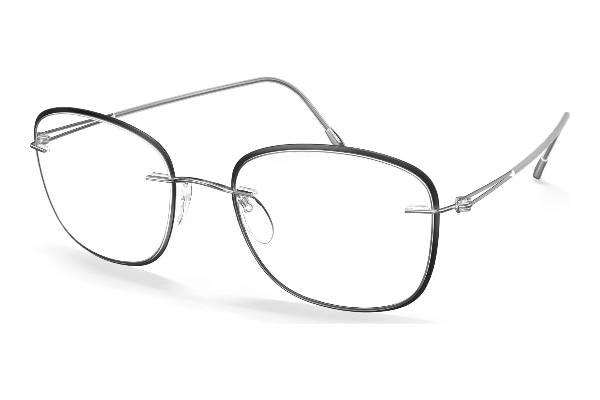 Silhouette   5566-LQ 7000 Rhodium / Black