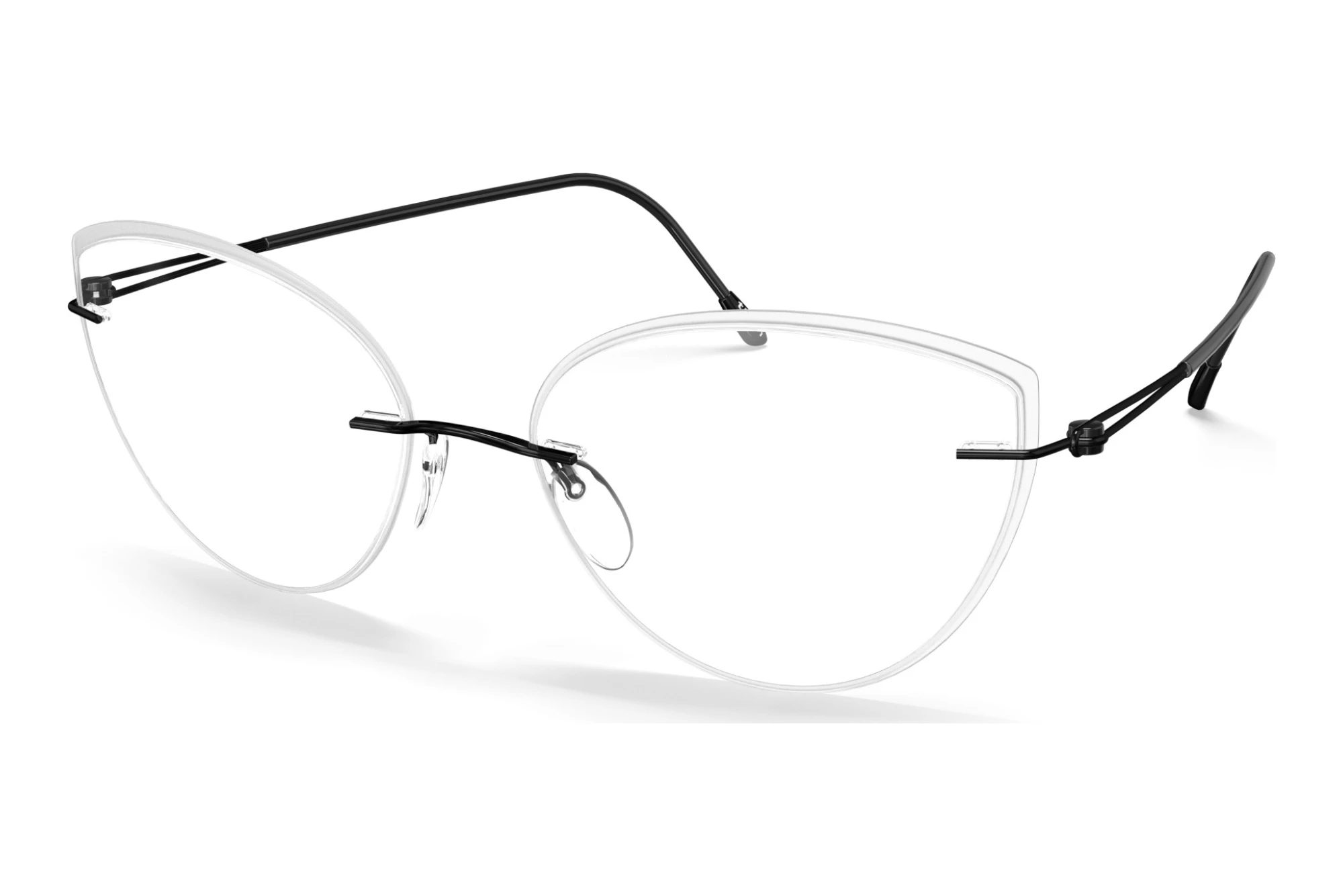 Silhouette   5566-LR 9040 Black / White