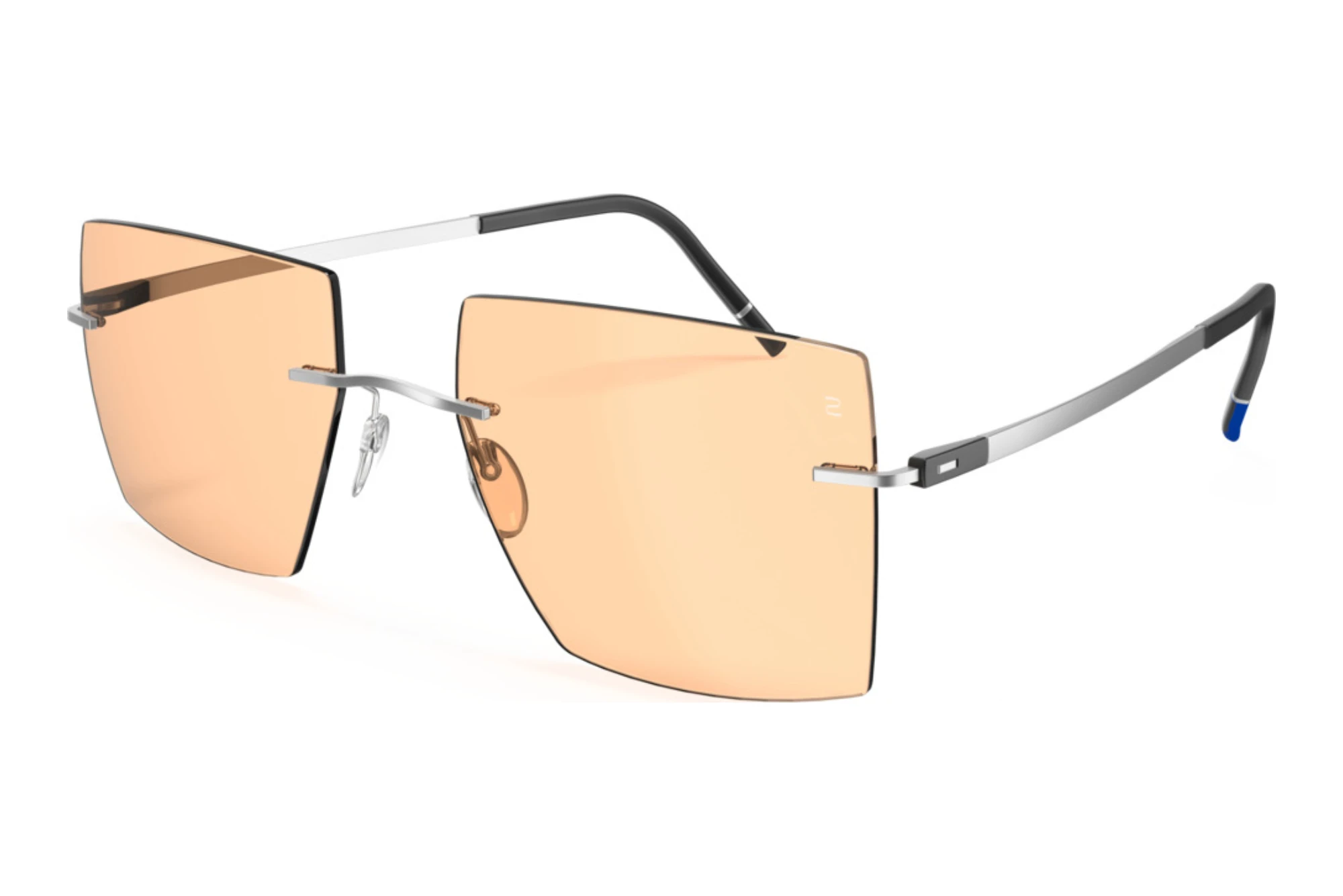 Silhouette   5573-ON 7006 Rhodium / Black