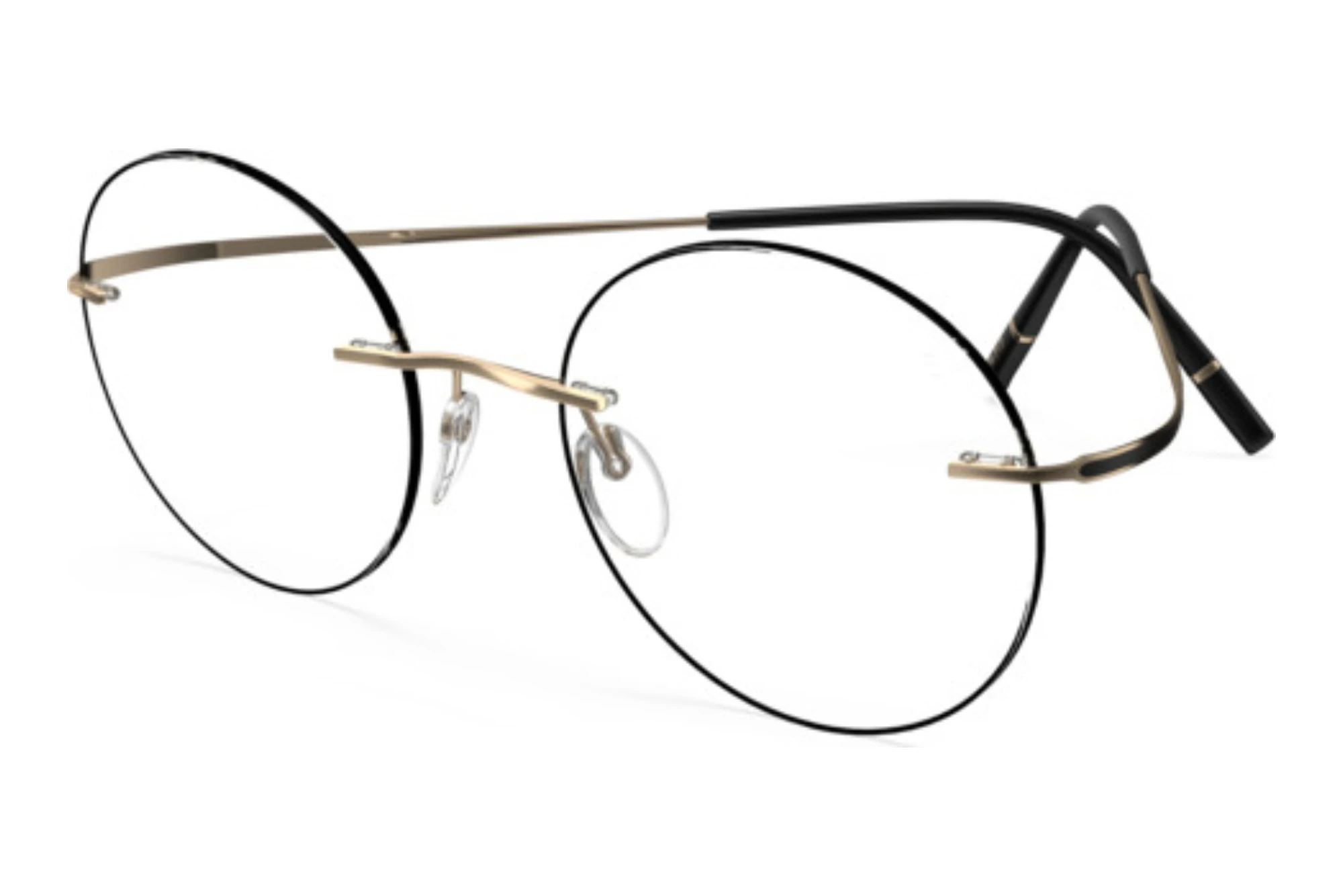 Silhouette   5599-PB 7836 Gold-Black Stardust