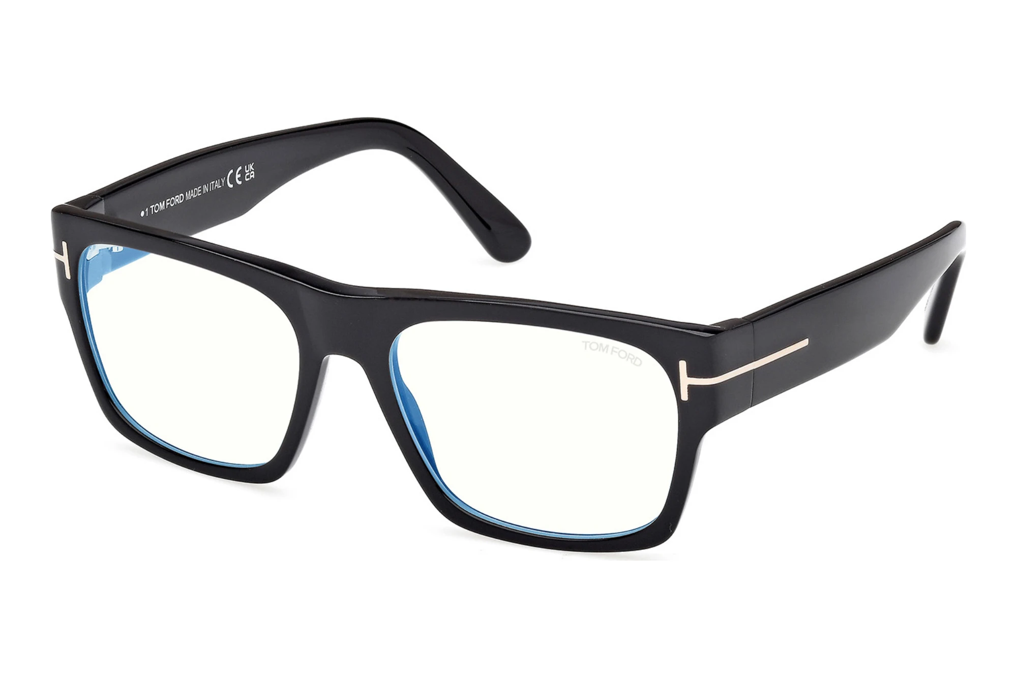 Tom Ford   FT6035-B 001 Glänzend Schwarz