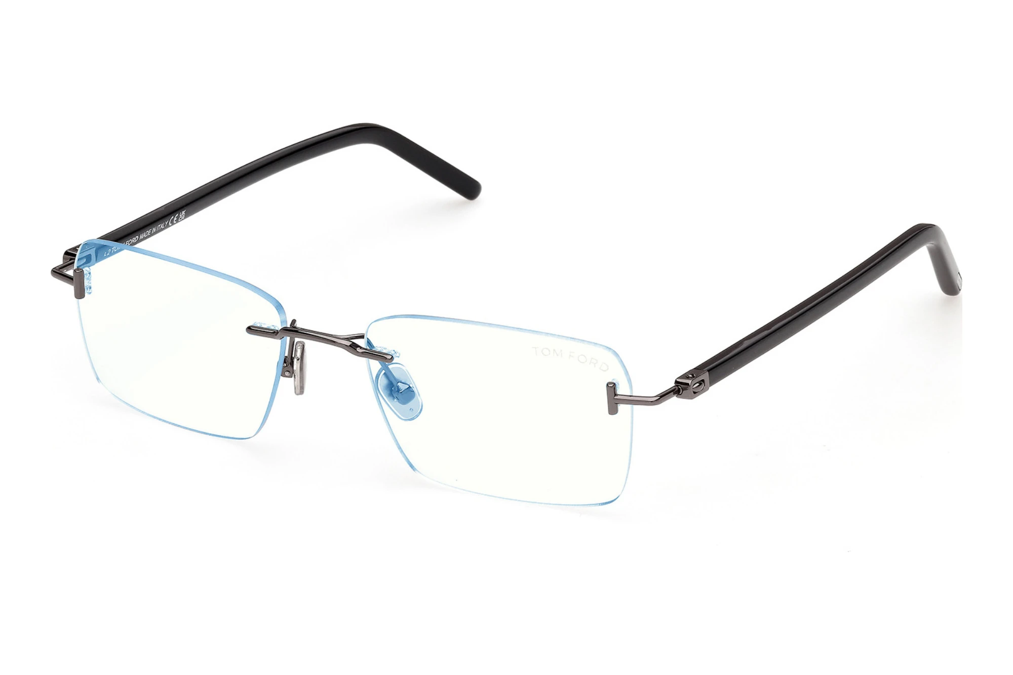 Tom Ford   FT6210-B 012 Glänzend Dunkel Ruthenium