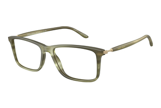 Giorgio Armani AR7261 6168 Matte Stripped Green