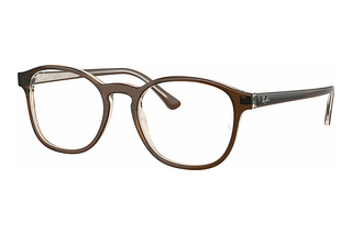 Ray-Ban RX5417 8365 Brown On Transparent Light Brown