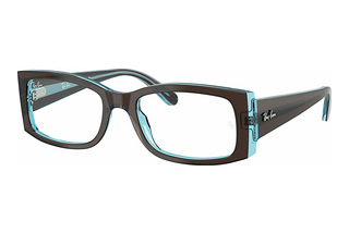 Ray-Ban RX5434 8366 Brown On Transparent Blue