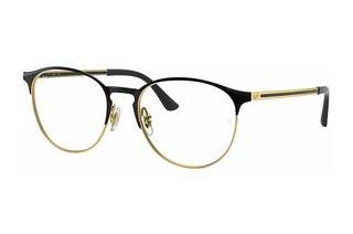 Ray-Ban RX6375 2890 Black On Gold