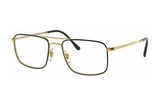 Ray-Ban RX6434 2946 Black On Gold