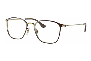 Ray-Ban RX6466 2905 Brown On Gold