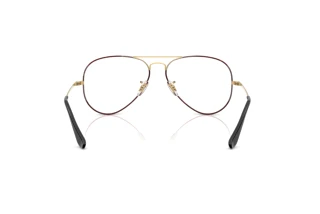 Vista posteriore Ray-Ban AVIATOR (RX6489 - 3175)